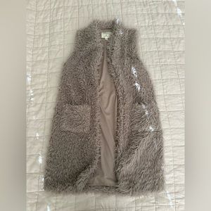 ASHLEY by 26 international- fur long vest